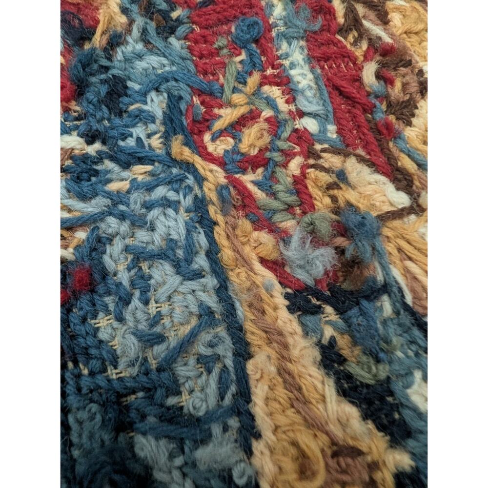 Tapestry The lady & The Unicorn 20”x 26” Medieval Unframed French Needlepoint - Picture 5 of 5